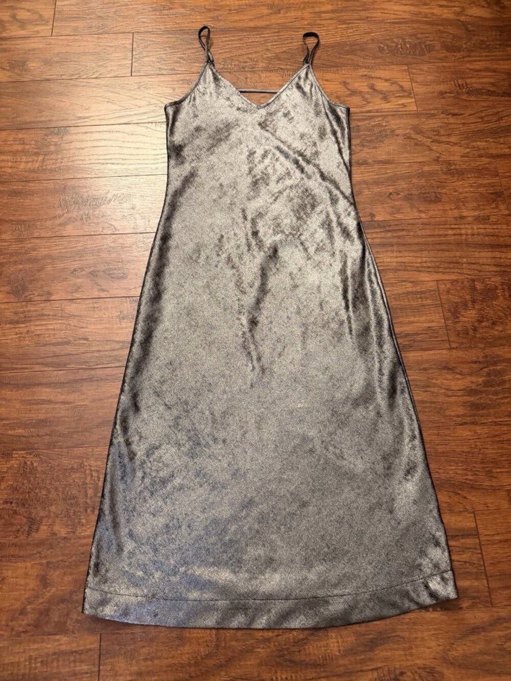 Brochu Walker Julep Slip Dress Silver Midi size XS